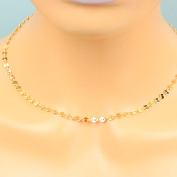Delicate & Contemporary Necklace Chain, A Lovely Choice for Women, EVCH1555 - Picture 6 of 10